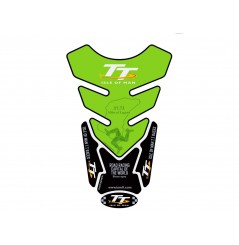 Protection de Réservoir Moto Universel ISLE OF MAN TT Vert - Noir