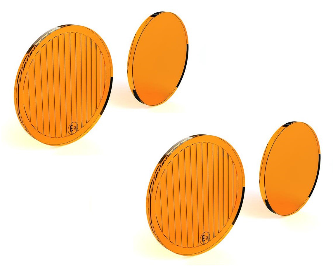 Lentilles TriOptic™ Orange pour Feux Additionnels Moto - Quad DENALI D2 Led