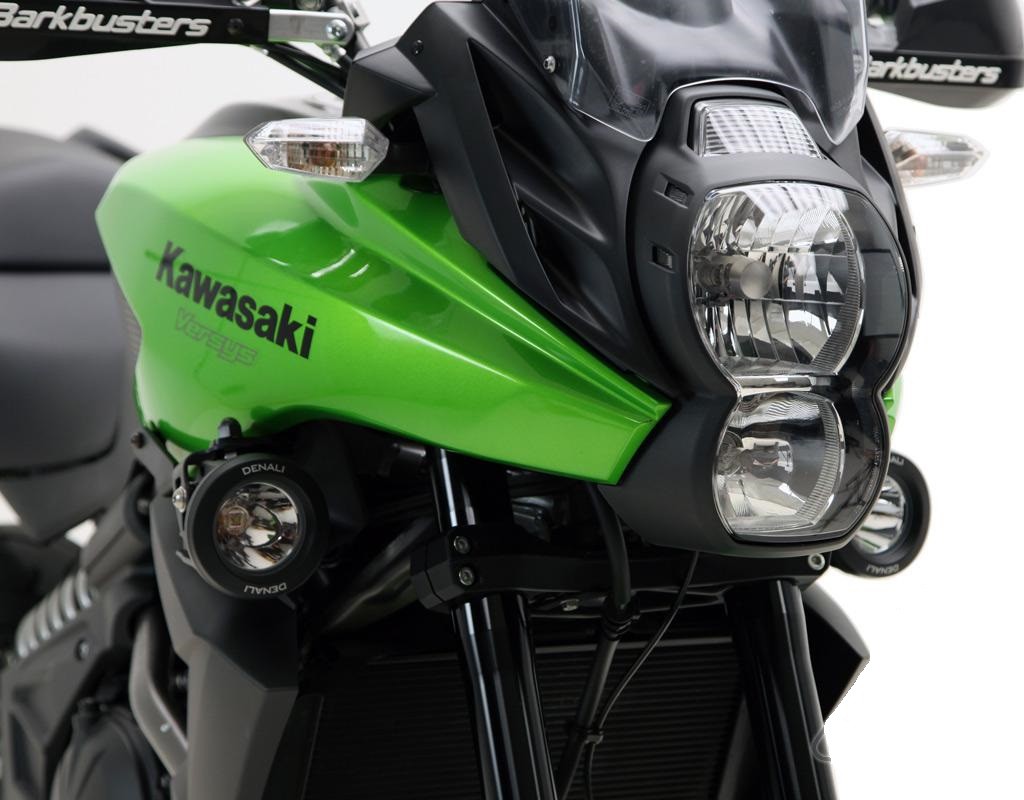Support de Feux Additionnels Moto DENALI pour Kawasaki Versys 650 (10-14)