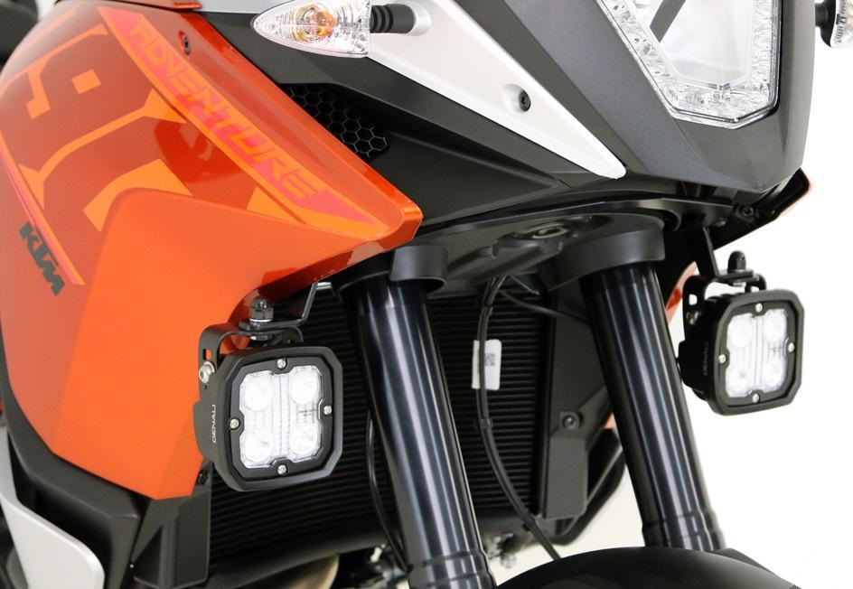 Support de Feux Additionnels Moto DENALI pour KTM 1090 Adventure (17-19) 1190 Adventure (13-16)
