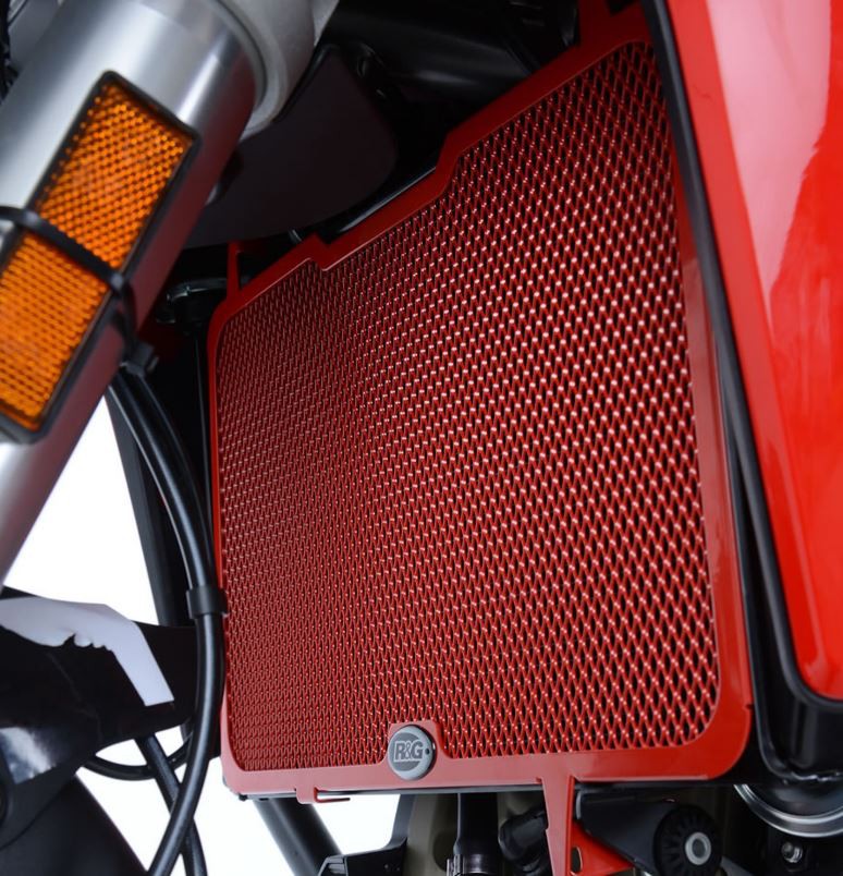 Protection de Radiateur Alu Rouge R&G pour Ducati Multistrada 950 (17-20) - RAD0217RE