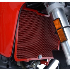 Protection de Radiateur Alu Rouge R&G pour Ducati Multistrada 950 (17-20) - RAD0217RE