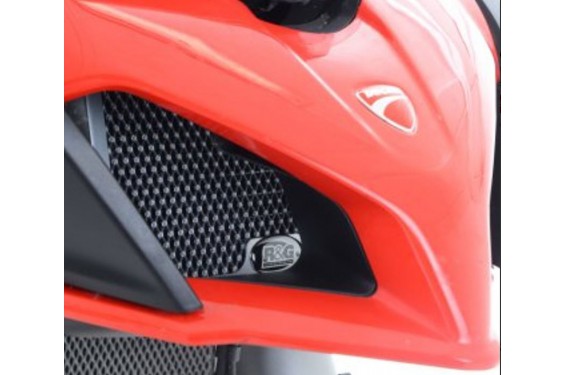 Protection de Radiateur d'Huile Alu R&G pour Ducati Multistrada 950 (17-21) - OCG0026BK
