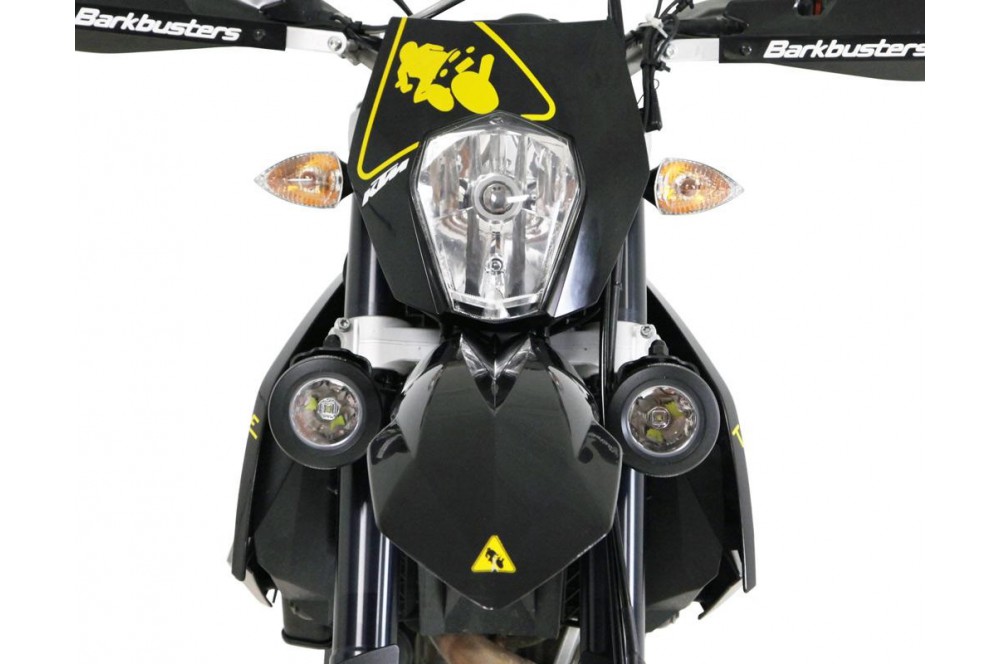 Supports De Phares Additionnels Moto 33mm - Lot De 2, Réglables 360°, En Alliage, Noir, Pour Tout-terrain - 3