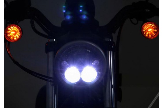 Phare Moto DENALI M7 LED Ø177x73mm