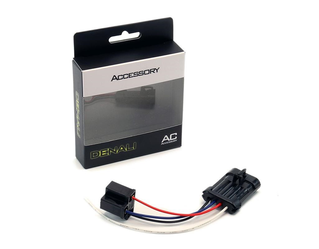 Adaptateur de Câble Harley Davidson vers H4 pour Phare DENALI M5 - M7 - DNL.WHS.10300