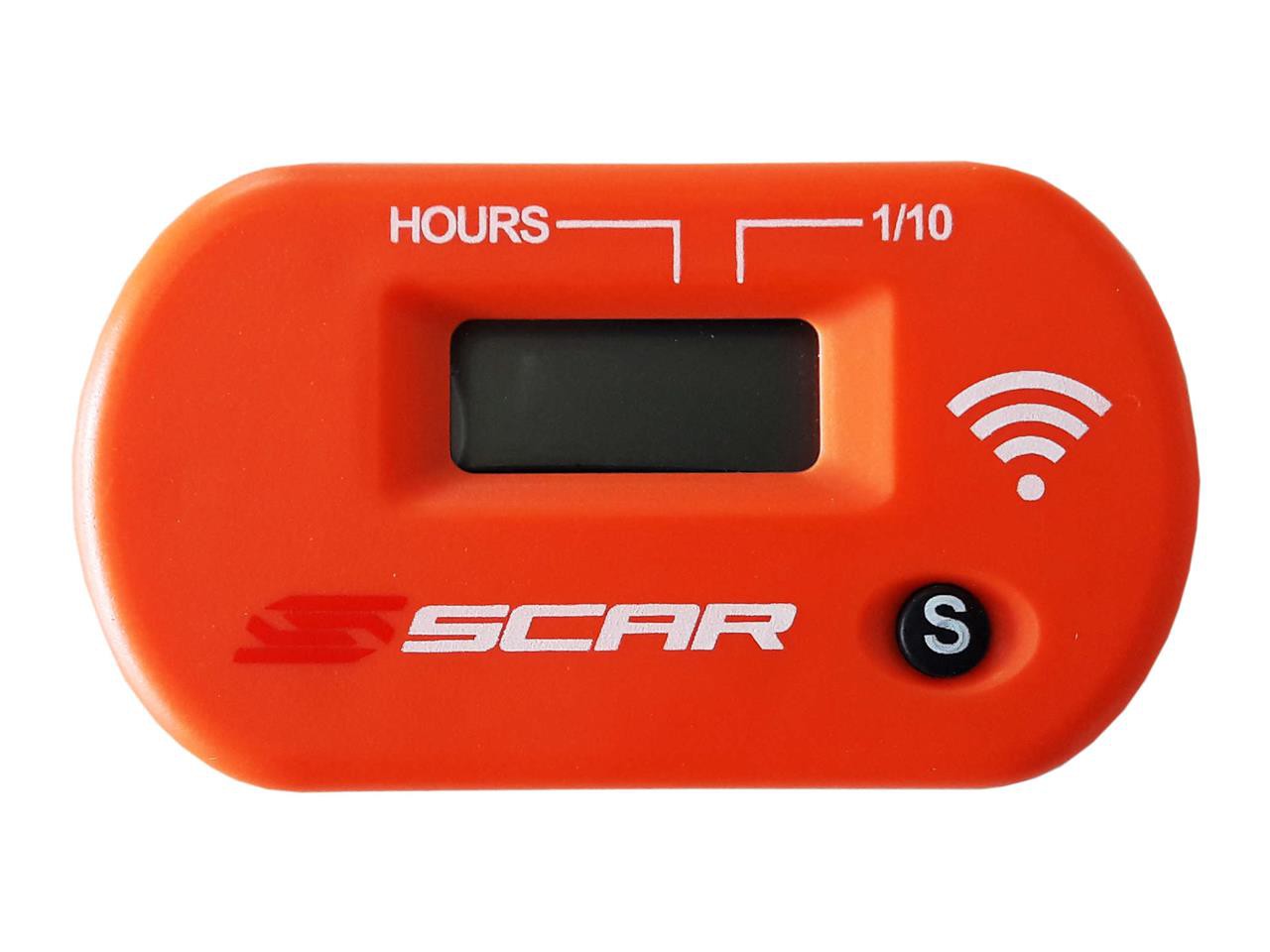Compteur D'heure Sans Fil SCAR Orange