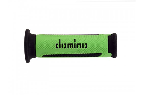 Poignée Moto DOMINO Type A350 120mm Vert - Noir Poignée Moto DOMINO Type A350 120mm Vert - Noir