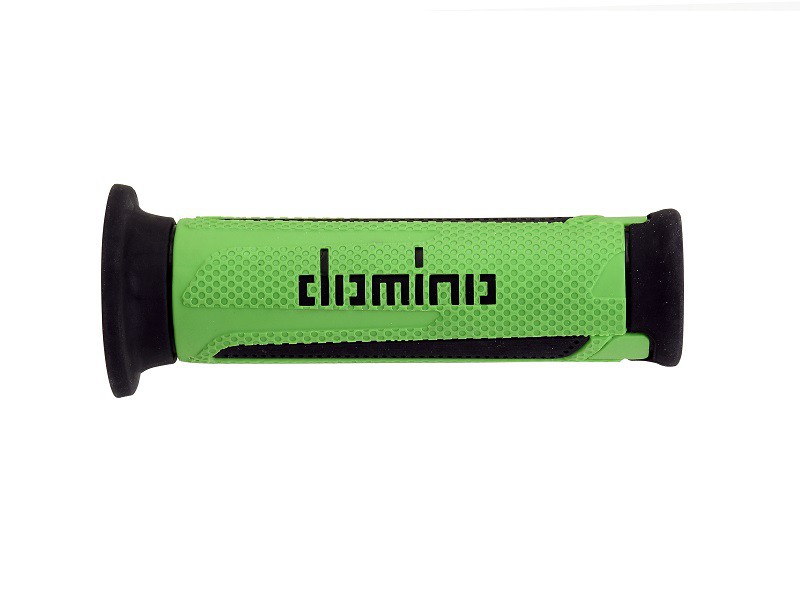 Poignée Moto DOMINO Type A350 120mm Vert - Noir