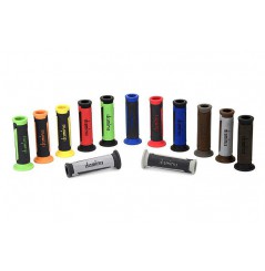 Poignée Moto DOMINO Type A350 120mm Vert - Noir