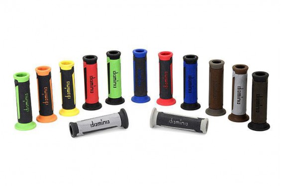 Poignée Moto DOMINO Type A350 120mm Vert - Noir Poignée Moto DOMINO Type A350 120mm Vert - Noir