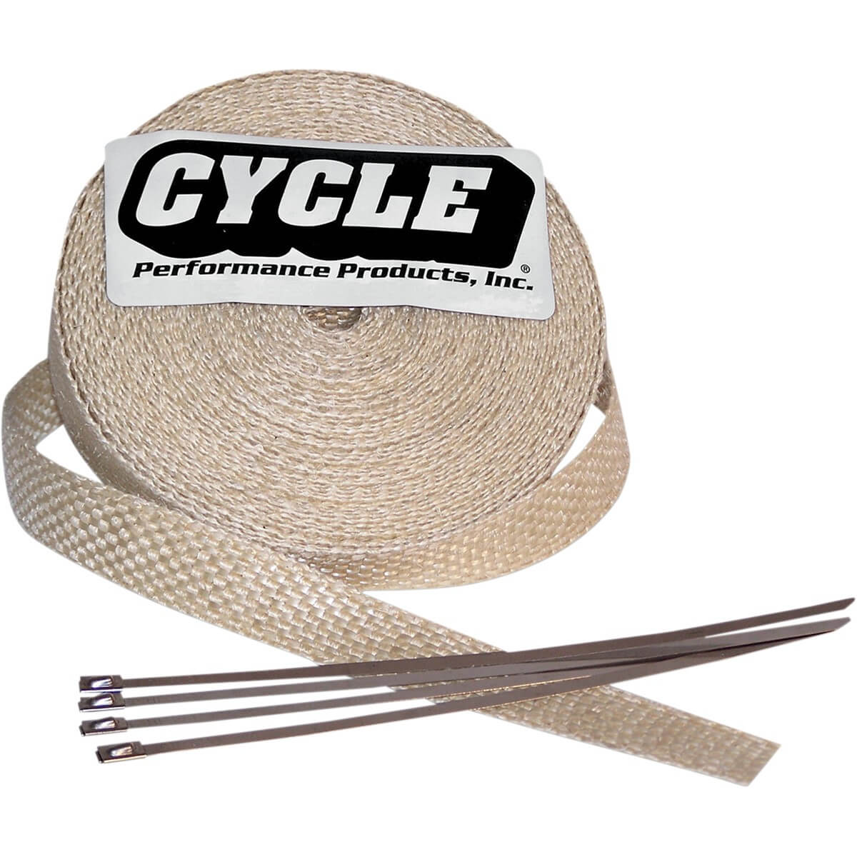 Bande Thermique D'échappement en Fibre de Verre CYCLE (51mm x 7.6m) Naturel