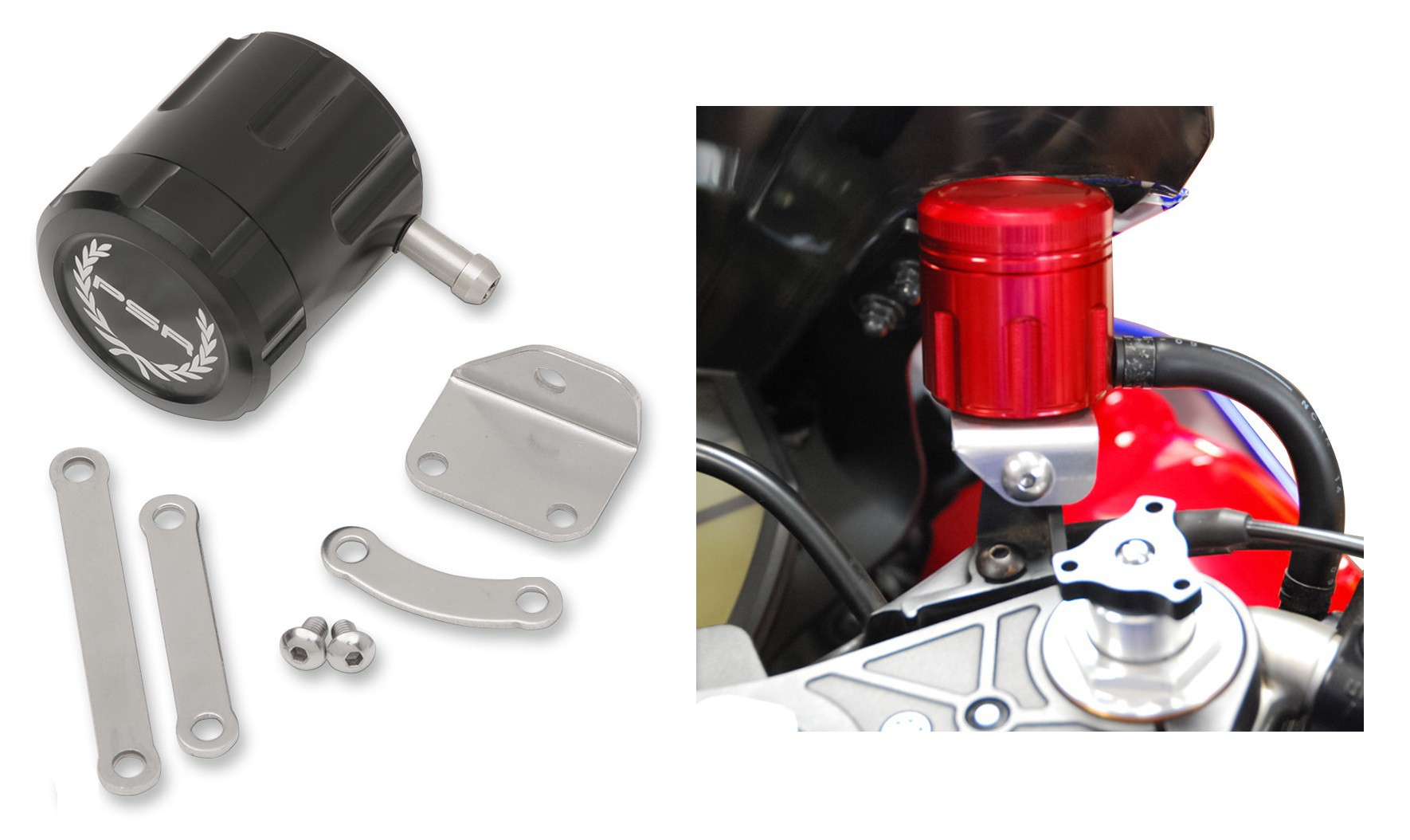 Réservoir - Bocal Maître Cylindre de Frein Moto PSR pour Honda CBR 600 RR (07-18) CBR 1000 RR (06-18)