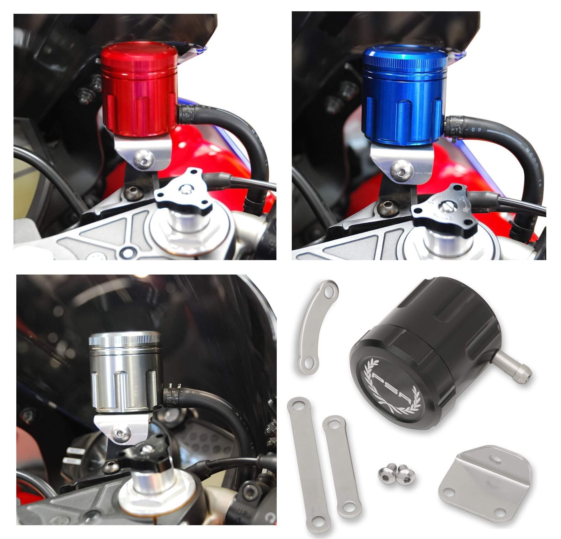 Réservoir - Bocal Maître Cylindre de Frein Moto PSR pour YAMAHA YZF R6 (03-18) YZF R1 (05-18)