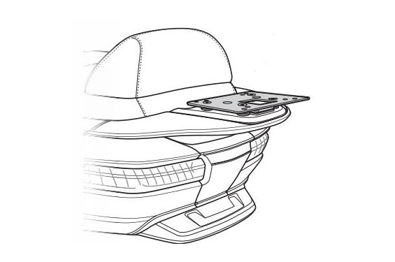 Support Top Case Shad pour Piaggio MP3 300/350/500 (18-22) Support Top Case Shad pour Piaggio MP3 300/350/500 (18-22)