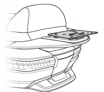 Support Top Case Shad pour Piaggio MP3 300/350/500 (18-22)