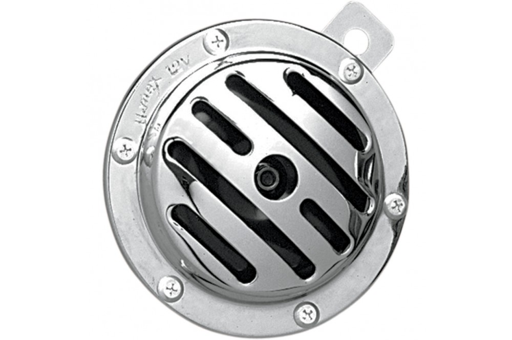 Klaxon Moto 105 DB - Avertisseur Sonore Électrique Imperméable 12V - Universel Scooter, VT, Kart - Métal Noir