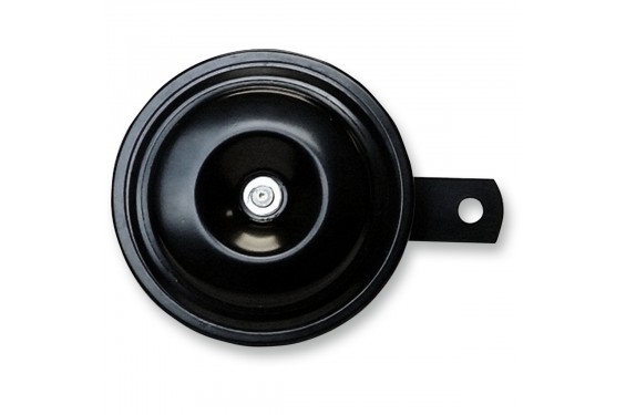 Klaxon - Avertisseur Sonore Noir 12v - Ø92mm - 110dB K&S pour Moto - Quad - Sccoter Klaxon - Avertisseur Sonore Noir 12v - Ø92mm - 110dB K&S pour Moto - Quad - Sccoter