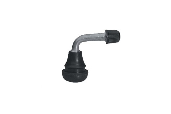 Valve Tubeless Caoutchouc Coudée 90° pour Trou de Jante Ø 11.5mm Valve Tubeless Caoutchouc Coudée 90° pour Trou de Jante Ø 11.5mm
