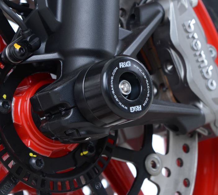 Roulettes de protection de fourche R&G pour Multistrada 1200 (15-17) Multistrada 1260 (17-19) - FP0175BK