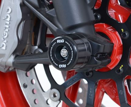 Roulettes de protection de fourche R&G pour Multistrada 1200 (15-17) Multistrada 1260 (17-19) - FP0175BK