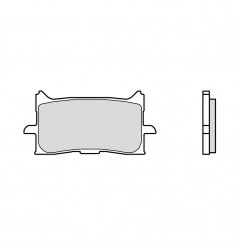 Plaquette de frein Avant Brembo 07HO62SA - Syntérisé Route