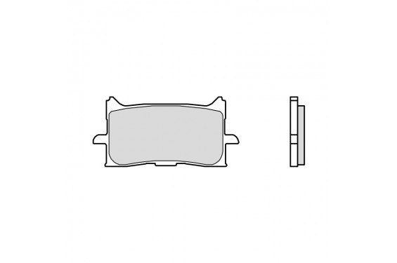 Plaquette de frein Avant Brembo 07HO62SA - Syntérisé Route Plaquette de frein Avant Brembo 07HO62SA - Syntérisé Route