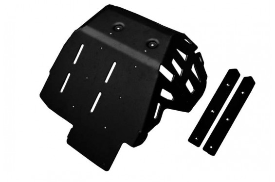 Sabot Moteur en Aluminium pour Africa Twin 1000 (16-19) Couleur Noir