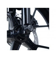 Roulettes de protection de fourche R&G pour GSX-R 125 (17-23) GSX-S 125 (17-23) - FP0202BK