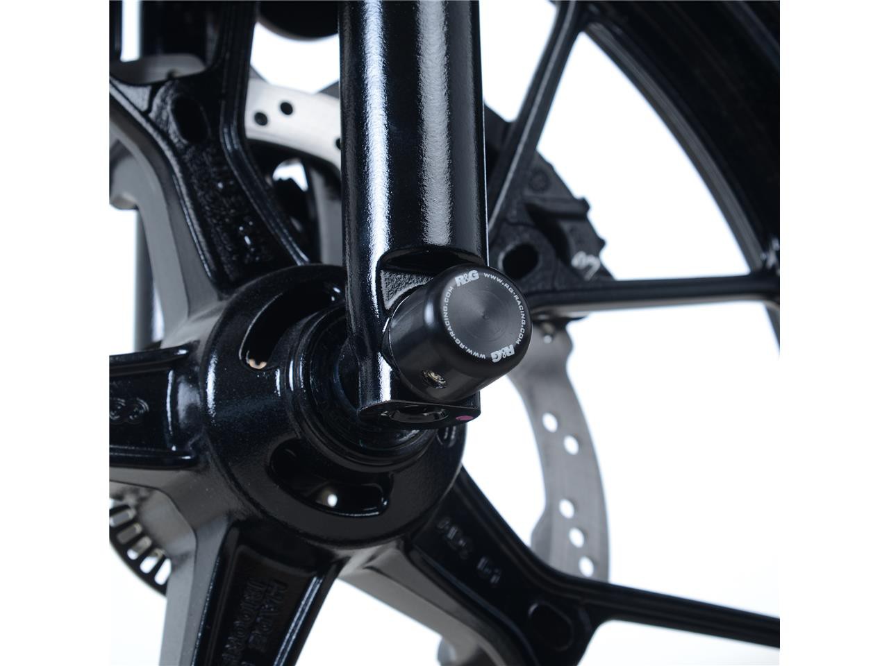 Roulettes de protection de fourche R&G pour GSX-R 125 (17-24) GSX-S 125 (17-24) - FP0202BK