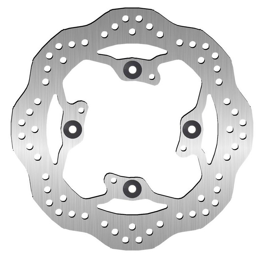 Disque de Frein Moto NG Brake arrière pour Speed Triple 1050 (18-19) 1704X
