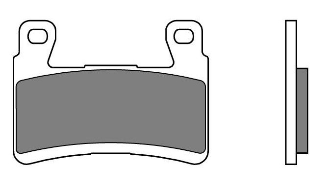 Plaquette de frein Avant Brembo 07KA29SA - Métal Fritté Route