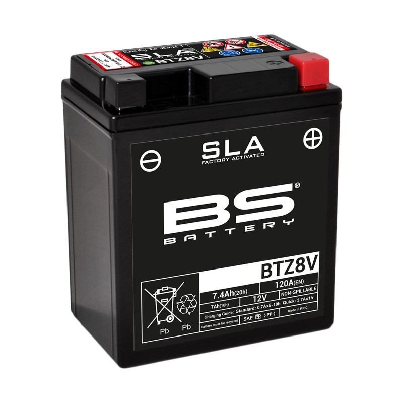 Batterie Moto BTZ8V SLA (YTZ8V ) BS Battery