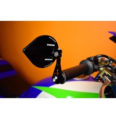 Rétroviseur Moto Embout de Guidon Réversible DRIVEN MONZA Noir