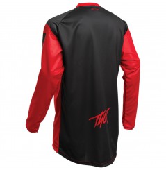 Maillot Cross THOR SECTOR LINK 2021 Rouge - Noir