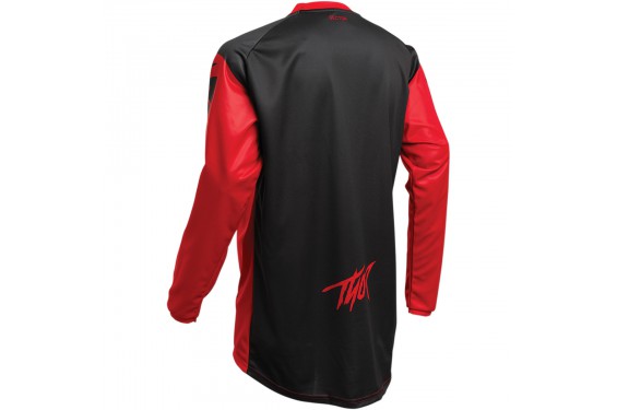 Maillot Cross THOR SECTOR LINK 2021 Rouge - Noir