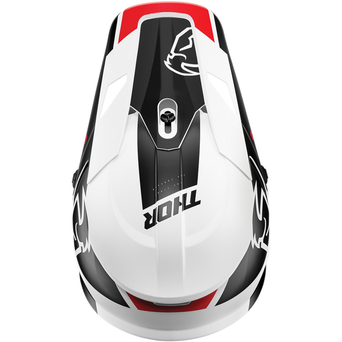 Casque Moto Cross THOR SECTOR SPLIT MIPS 2021 Noir - Blanc - Rouge