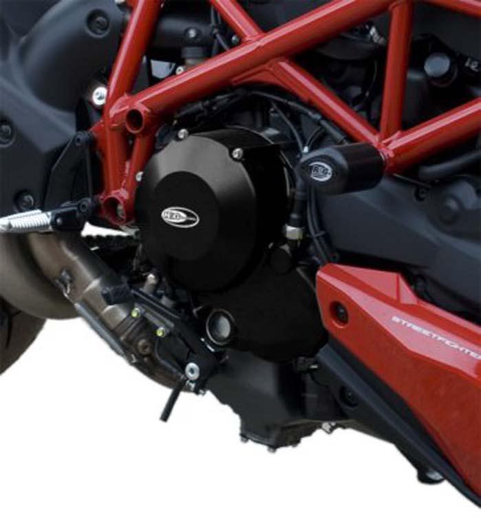 Couvre Carter R&G Droit Ducati 848 Streetfighter (12-15) - ECC0132BK