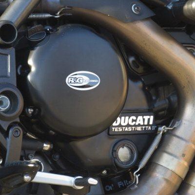 Couvre Carter Droit R&G pour Ducati Diavel (13-18) - ECC0118BK