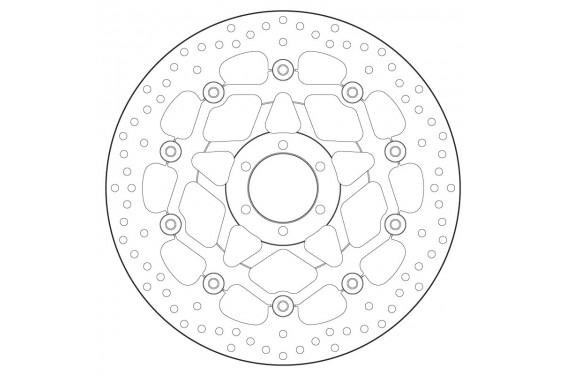 Disque de frein avant Brembo pour Tuono V4 (17-19) Disque de frein avant Brembo pour Tuono V4 (17-19)
