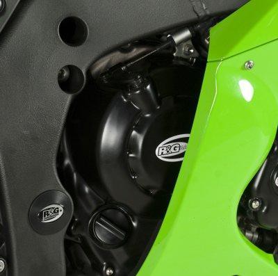 Couvre Carter Embrayage R&G pour Kawasaki ZX10R (12-15) - ECC0095BK