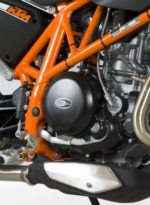 Couvre Carter Embrayage R&G pour KTM 690 Duke III - R (12-18) - ECC0138BK