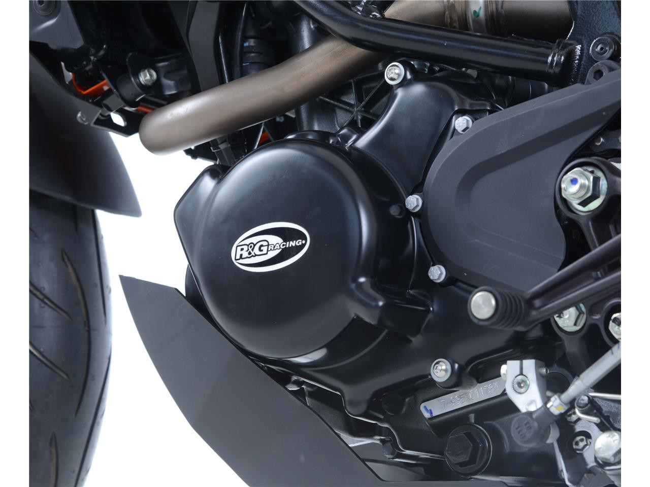 Couvre Carter Alternateur R&G pour KTM Duke 125 (18-22) - ECC0241BK
