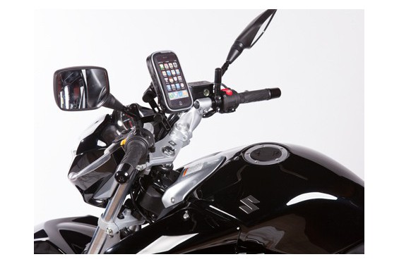 Support Smartphone Moto Étanche Shad Fixation au Guidon, dimension écran 6" 8x16cm