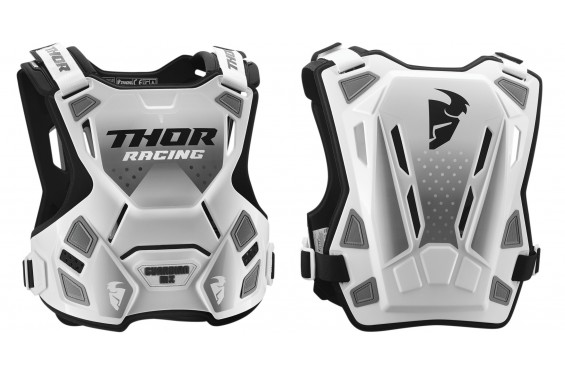 Thor Motocross - Pare-pierres Guardian MX Blanc / Gris