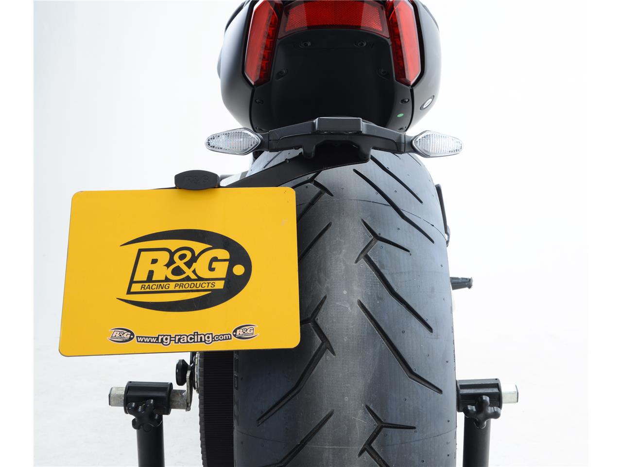 Support de Plaque R&G pour Ducati 1260 XDiavel / S (16-24) - LP0199BK