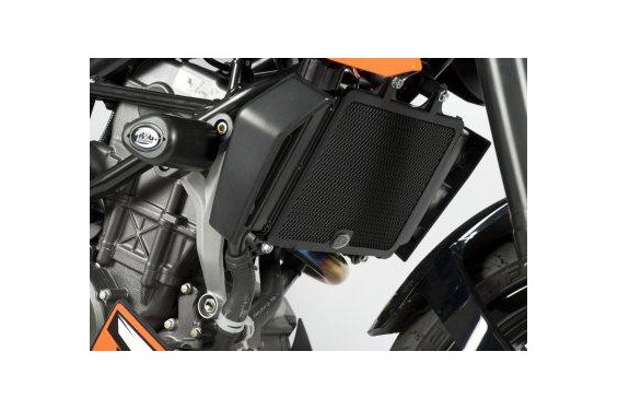 QIDIAN Moto Aluminium radiateur Garde Gril Couverture réservoir d/'eau Refroidisseur Lunette Protecteur pour Duke 125 250 390 2017-2020