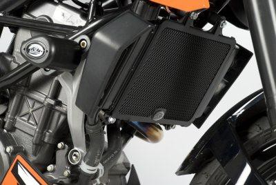 Protection de Radiateur Alu R&G pour KTM Duke 125 (11-21) - RAD0108BK