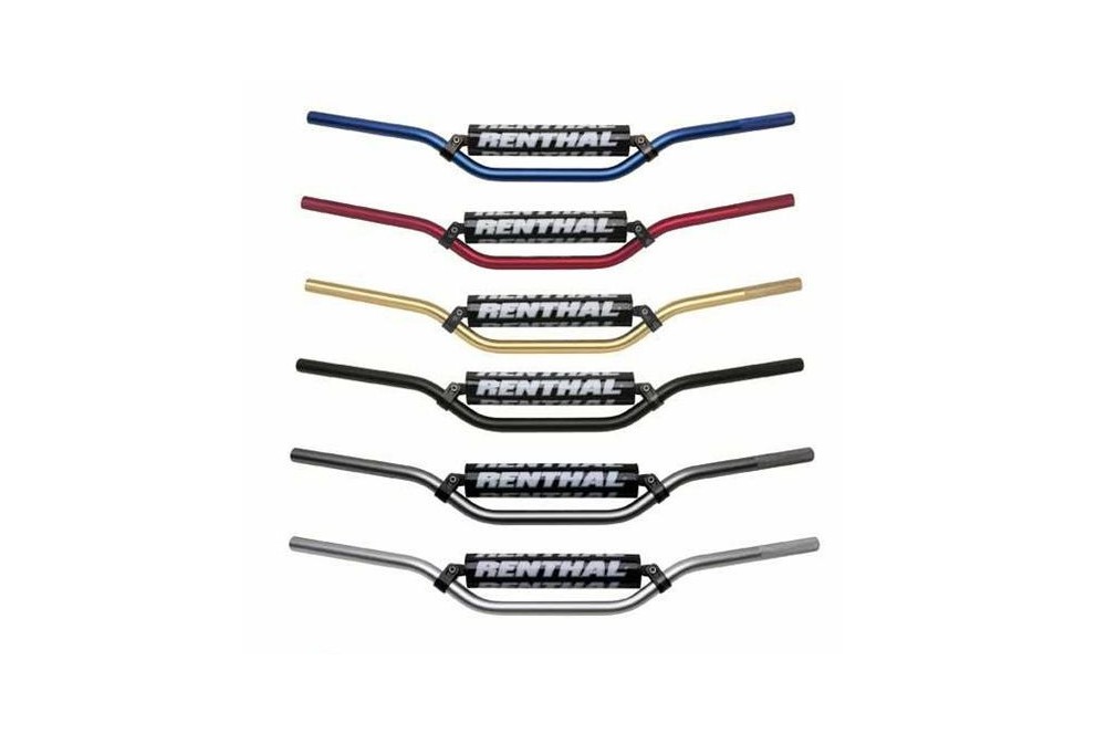 Guidon Motocross Renthal Noir – 1 1/8 Po, Barre De 28mm, Universel Pour Pit Bike Dirt Bike