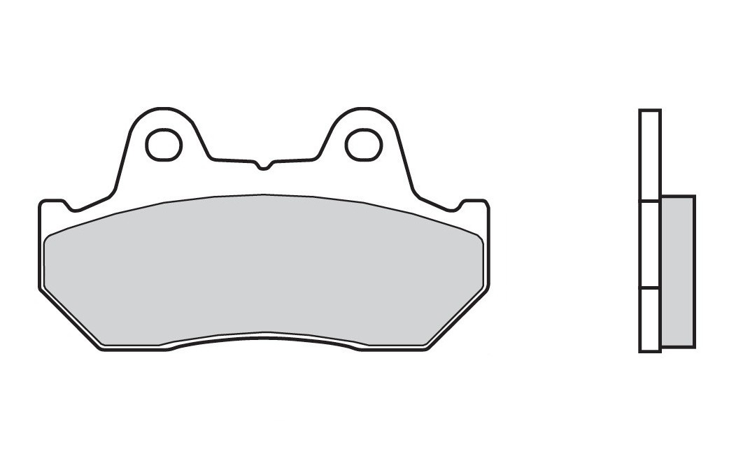 Plaquette de frein Arrière Brembo 07HO1010